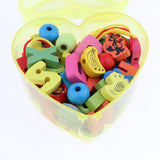 Max Toddler Kids Montessori Lacing Beads Toy Fine Motor Skills Letters
