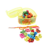 Max Toddler Kids Montessori Lacing Beads Toy Fine Motor Skills Letters