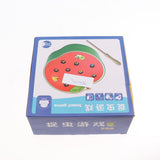 Max Wooden Magnet Fruit Bug Catching Game Toy Kids Montessori Toy Apple