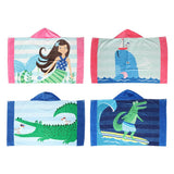 Max Soft Absorbent Kid Hooded Bath/Pool/Beach Towel Fade Resistant Cotton Type 1