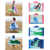 Max Soft Absorbent Kid Hooded Bath/Pool/Beach Towel Fade Resistant Cotton Type 1