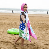 Max Soft Absorbent Kid Hooded Bath/Pool/Beach Towel Fade Resistant Cotton Type 1