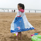 Max Soft Absorbent Kid Hooded Bath/Pool/Beach Towel Fade Resistant Cotton Type 2