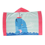 Max Soft Absorbent Kid Hooded Bath/Pool/Beach Towel Fade Resistant Cotton Type 2