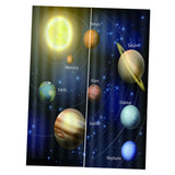 Max 3D Planet Printing Window Curtains for Living Room Bedroom Decor 140 x 100cm