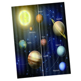 Max 3D Planet Printing Window Curtains for Living Room Bedroom Decor 170 x 200cm