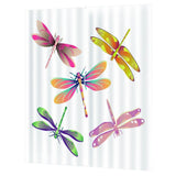 Max Dragonfly 3D Print Window Drapes Insulated Blackout Window Curtains Style-2
