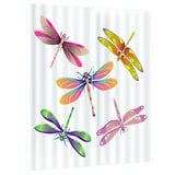 Max Dragonfly 3D Print Window Drapes Insulated Blackout Window Curtains Style-2