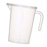 Maxbell  Transparent Plastic Graduated Measuring Cup Kitchen Tools with Lid 1000ml