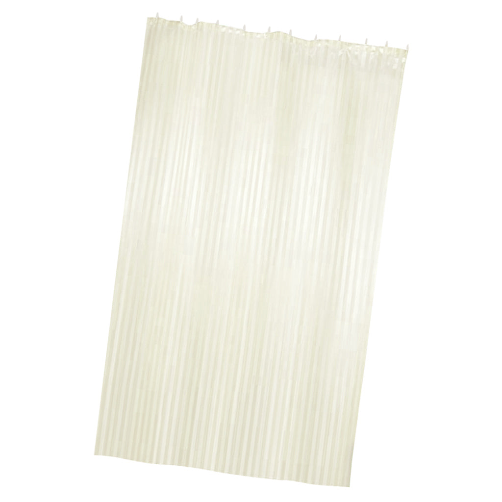 Max Multi-function Waterproof Bathroom Curtains with Hooks Creamy white_M