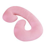 Max Maternity Pregnancy Nursing Pillow Side Sleeping Full Body Cushion Jade Pink
