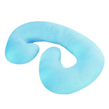Max Maternity Pregnancy Nursing Pillow Side Sleeping Full Body Cushion Lake Blue