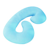 Max Maternity Pregnancy Nursing Pillow Side Sleeping Full Body Cushion Lake Blue