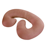 Max Maternity Pregnancy Nursing Pillow Side Sleeping Full Body Cushion Coffee