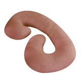 Max Maternity Pregnancy Nursing Pillow Side Sleeping Full Body Cushion Coffee