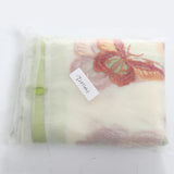 Max Roman Curtain Butterfly Tie Up Yarn Embroidered Sheer 200x80cm Beige
