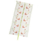 Max Roman Curtain Butterfly Tie Up Yarn Embroidered Sheer 200x80cm Beige