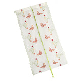 Max Roman Curtain Butterfly Tie Up Yarn Embroidered Sheer 200x80cm Beige