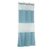 Max 1Pc Voile Curtain Single Panel Sheer Voile Curtain Panel Blue Punch
