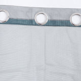 Max 1Pc Voile Curtain Single Panel Sheer Voile Curtain Panel Blue Punch