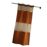 Max 1Pc Voile Curtain Single Panel Sheer Voile Curtain Panel Dark Coffee Punch