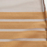 Max 1Pc Voile Curtain Single Panel Sheer Voile Curtain Panel Dark Coffee Punch