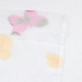 Max Butterfly Print Sheer Curtains Window Voile Panels for Bedroom 270x100cm