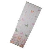 Max Butterfly Print Sheer Curtains Window Voile Panels for Bedroom 270x100cm