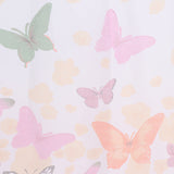 Max Butterfly Print Sheer Curtains Window Voile Panels for Bedroom 270x100cm