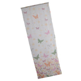 Max Butterfly Print Sheer Curtains Window Voile Panels for Bedroom 270x100cm