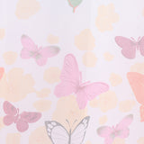 Max Butterfly Printing Sheer Curtains Window Voile Panels for Bedroom 200x100cm