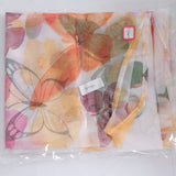 Max Butterfly Printing Sheer Curtains Window Voile Panels for Bedroom 270x100cm
