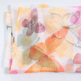 Max Butterfly Printing Sheer Curtains Window Voile Panels for Bedroom 270x100cm