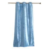 Max Starry Series Bedroom Finished Curtains Gauze Drapes Roman Shade Blue