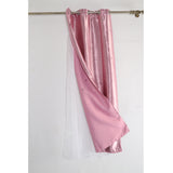 Max Starry Series Bedroom Finished Curtains Gauze Drapes Roman Shade Pink