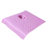 Max Pure Cotton Massage Table Face Hole Towel Beauty Bed Cover Sheet Pink