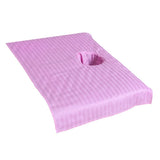 Max Pure Cotton Massage Table Face Hole Towel Beauty Bed Cover Sheet Pink