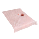 Max Pure Cotton Massage Table Face Hole Towel Beauty Bed Cover Sheet Jade Pink