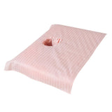 Max Pure Cotton Massage Table Face Hole Towel Beauty Bed Cover Sheet Jade Pink