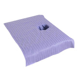 Max Pure Cotton Massage Table Face Hole Towel Beauty Bed Cover Sheet Lilac