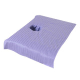 Max Pure Cotton Massage Table Face Hole Towel Beauty Bed Cover Sheet Lilac