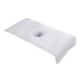 Max Soft Beauty Massage SPA Treatment Bed Cover Sheet With Breath Hole White