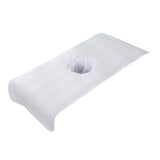 Max Soft Beauty Massage SPA Treatment Bed Cover Sheet With Breath Hole White