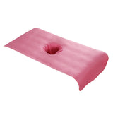 Max Soft Beauty Massage SPA Treatment Bed Cover Sheet With Breath Hole Pink