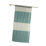 Max Sheer Curtains Rod Pocket Striped Sheer Curtain for Living Room  Blue