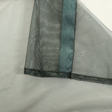 Max Sheer Curtains Rod Pocket Striped Sheer Curtain for Living Room  Blue