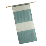 Max Sheer Curtains Rod Pocket Striped Sheer Curtain for Living Room  Blue