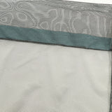 Max Sheer Curtains Rod Pocket Striped Sheer Curtain for Living Room  Blue