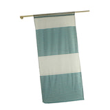 Max Sheer Curtains Rod Pocket Striped Sheer Curtain for Living Room  Blue
