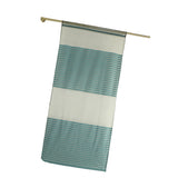 Max Sheer Curtains Rod Pocket Striped Sheer Curtain for Living Room  Blue